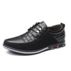 New Mens Leather Casual Sneakers Fashion Solid Leather Shoes Business Sport Flat Round Toe Fashion Sneakers Dress Shoes For Men Walking Business Office Driving Comfort Loafers by Stevvex