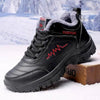 Winter Womens Mens Boots Shoes Plush Warm Sneakers Outdoor Waterproof Ankle Snow Boots Casual Leather Hiking Boots Outdoor Trekking Boot Mid Hiker Boot For Mens by Stevvex