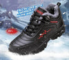 Winter Womens Mens Boots Shoes Plush Warm Sneakers Outdoor Waterproof Ankle Snow Boots Casual Leather Hiking Boots Outdoor Trekking Boot Mid Hiker Boot For Mens by Stevvex