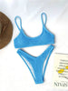 Women One-Shoulder Bikini Swimsuit Women Push Up Swimwear Women's Bathing Suit Comfortable Bikini Ribbed Two Piece Swimsuit Bikini Set Summer Bathing Suit Beach Wear Swimming Suit by Stevvex