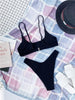 Women One-Shoulder Bikini Swimsuit Women Push Up Swimwear Women's Bathing Suit Comfortable Bikini Ribbed Two Piece Swimsuit Bikini Set Summer Bathing Suit Beach Wear Swimming Suit by Stevvex