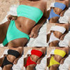 Women One-Shoulder Bikini Swimsuit Women Push Up Swimwear Women's Bathing Suit Comfortable Bikini Ribbed Two Piece Swimsuit Bikini Set Summer Bathing Suit Beach Wear Swimming Suit by Stevvex