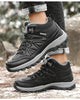 Winter Men's Boots Warm Snow Boots High Quality Leather Waterproof Outdoor Men Hiking Boots Waterproof Non-Slip Trail Fur Lined Ankle Boots Leather Winter Shoes by Stevvex