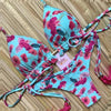 Popular Women's Beachwear Bikini Set Swimwear Push-Up Padded Swimsuit Floral Bikini Set Low Rise Ruffled Two Pieces Swimsuit Push Up Bathing Suit Swimwear by Stevvex