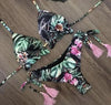 Popular Women's Beachwear Bikini Set Swimwear Push-Up Padded Swimsuit Floral Bikini Set Low Rise Ruffled Two Pieces Swimsuit Push Up Bathing Suit Swimwear by Stevvex