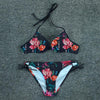 Push Up Bikini Floral Print Swimsuit Swimwear Women Bathing Suit Bikinis Set Brazilian Beach Female Wear Women's Bikini Swimsuits Floral Printed Bathing Suits for Women 2 Piece Bikini by Stevvex