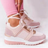 Luxury White Womens Casual Shoes Height Increasing Sport Shoes Air Cushion Comfortable Sneakers Vulcanized Shoes Womens Platform Slip-on High Top Sneakers by Stevvex
