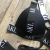 Luxury Women Bikini Set Letter Print Swimsuit Female Push Up Bandage Black Swimwear Women Bikini Set Swimming Bathing Suit Women Swimsuit Bikini Set Letter Print Swimwear Bathing Suit by Stevvex