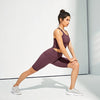 Women's Naked Feeling Workout Shorts - 10 Inches High Waist Yoga Biker