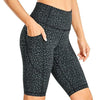 Women's Naked Feeling Workout Shorts - 10 Inches High Waist Yoga Biker