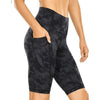Women's Naked Feeling Workout Shorts - 10 Inches High Waist Yoga Biker