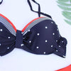Bikini New 2 Piece Women Swimsuit Women's High Waist Bikini Set Fashion Puff Sleeve Swimwear Set Bathing Suits Solid Color Short Puff Sleeve Summer High Waist Cut Backless Bathing Suit Beachwear by Stevvex