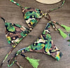 Fashionable Bikini Swimwear Women Swimsuit Female Bikini Set Knot Push Up Bathing Suit Comfortable Summer Women's Ribbed Tie Bikini Lace Up Bottom String Swimsuit Swim Wear by Stevvex