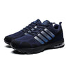 Running Mens Sport Elegant Sneakers Air Cushion Sneakers Lace Up Low Top Jogging Shoes Man Athletic Footwear Breathable Comfortable Athletic Running Sneakers by Stevvex