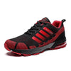 Running Mens Sport Elegant Sneakers Air Cushion Sneakers Lace Up Low Top Jogging Shoes Man Athletic Footwear Breathable Comfortable Athletic Running Sneakers by Stevvex