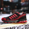 Running Mens Sport Elegant Sneakers Air Cushion Sneakers Lace Up Low Top Jogging Shoes Man Athletic Footwear Breathable Comfortable Athletic Running Sneakers by Stevvex