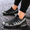 Running Mens Sport Elegant Sneakers Air Cushion Sneakers Lace Up Low Top Jogging Shoes Man Athletic Footwear Breathable Comfortable Athletic Running Sneakers by Stevvex
