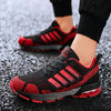 Running Mens Sport Elegant Sneakers Air Cushion Sneakers Lace Up Low Top Jogging Shoes Man Athletic Footwear Breathable Comfortable Athletic Running Sneakers by Stevvex