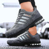 Running Mens Sport Elegant Sneakers Air Cushion Sneakers Lace Up Low Top Jogging Shoes Man Athletic Footwear Breathable Comfortable Athletic Running Sneakers by Stevvex