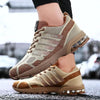 Running Mens Sport Elegant Sneakers Air Cushion Sneakers Lace Up Low Top Jogging Shoes Man Athletic Footwear Breathable Comfortable Athletic Running Sneakers by Stevvex