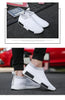 Men's Breathable Running Shoes Casual Fashion Outdoor White Espadrilles Sports Shoes Light Socks Lightweight Breathable Walking Running Shoes Mesh Workout Casual Sports Men's Jogging Sneakers by Stevvex