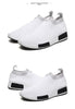 Men's Breathable Running Shoes Casual Fashion Outdoor White Espadrilles Sports Shoes Light Socks Lightweight Breathable Walking Running Shoes Mesh Workout Casual Sports Men's Jogging Sneakers by Stevvex