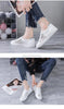 Women's White Casual Sneakers Spring Summer Breathable Flats Solid Color Mesh Shoes Fashion White Flat Sneakers Women Workout Tennis Walking Gym Fashion Sneakers by Stevvex