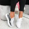 Elegant Sport Women's Vulcanized Female Lace Up Mesh Sneakers Round Toe Casual Walking Shoes Mesh Flat Anti-slip Women Breathable Mesh Fashion Sneakers by Stevvex