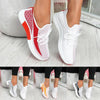Elegant Sport Women's Vulcanized Female Lace Up Mesh Sneakers Round Toe Casual Walking Shoes Mesh Flat Anti-slip Women Breathable Mesh Fashion Sneakers by Stevvex