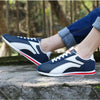 Fashion Men Sport Breathable Running Sneakers Casual Breathable Walking Shoes Sport Athletic Blue White Sneakers Gym Tennis Slip On Walking Outdoor Workout Sneakers by Stevvex