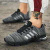 Men's Casual Sports Shoes Breathable Sneakers Air Cushion Running Shoes Air Cushion Mesh Running Shoes Women Footwear Mens Casual Sport Training Fitness Sneakers For Workout by Stevvex