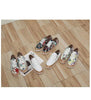 New Popular Womens Shoes Colorful Beautiful Flower Printing Shoes Lace-up Flat Women's Casual Womens Sneakers High-Quality Women's White Sports Casual Couple Shoes Summer Trainers Walking Sneakers by Stevvex