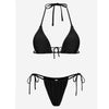 Bikini Swimsuit Solid Color Bikini Set Swimwear Bathing Suit Women Bikinis String Beach Women Two Piece Bikini Swimsuit Bathing Suits Halter Triangle Tops String Bikini Sets by Stevvex
