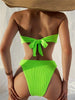 Women One-Shoulder Bikini Swimsuit Women Push Up Swimwear Women's Bathing Suit Comfortable Bikini Ribbed Two Piece Swimsuit Bikini Set Summer Bathing Suit Beach Wear Swimming Suit by Stevvex
