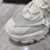 Modern Thick Platform Sneakers White Woman Vulcanize Shoes Luxury Tennis Sneakers Trainers Lace Up Fashion Comfortable Walking Footwear New Lightweight Sneakers by Stevvex
