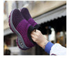 Women's Casual Chunky Sneakers Platform Walking Shoes Fashion Knited Casual Walking Shoes Sock Sneakers Slip On Mesh Air Cushion Comfortable Easy Shoes by Stevvex