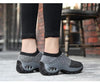 Women's Casual Chunky Sneakers Platform Walking Shoes Fashion Knited Casual Walking Shoes Sock Sneakers Slip On Mesh Air Cushion Comfortable Easy Shoes by Stevvex