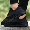 Sport Black Spring Fashion Casual Sports Running Air Shoes Black Mens Sneakers Lightweight Athletic Running Walking Gym Shoes Casual Sports Fashion Walking Sneakers by Stevvex