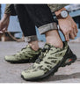 Mens Soft Breathable Outdoor Jogging Hiking Shoes Mountain Waterproof Running Shoes Sneakers Trail Running Non-Slip Hiking Breathable Walking Footwear Athletic Sneaker by Stevvex