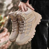 Winter Walking Shoes Mens Boots Outdoor Hiking Shoes Winter Work Casual Shoes Rubber Ankle Boots Outdoor Breathable Water Resistant Camping Shoes Anti-Skid Ankle Walking Mens Shoes by Stevvex