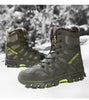 Mens Outdoor Sports Hiking Boots Wear Resisting Work Shoes Footwear Mountain Sport Mid-Cut Black Hiking Boots Outdoor Mountaineering Outdoor Winter Shoes by Stevvex