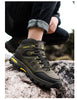 Men's Women's High-Top Boots Casual Shoes Breathable Outdoor Hiking Boots Non-slip Shading Wear-Resistant Hiking Boots Breathable Skid Resistance Leather Shoes by Stevvex