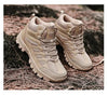 Winter Walking Shoes Mens Boots Outdoor Hiking Shoes Winter Work Casual Shoes Rubber Ankle Boots Outdoor Breathable Water Resistant Camping Shoes Anti-Skid Ankle Walking Mens Shoes by Stevvex