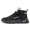 Modern Winter Mens Boots Snow Lightweight Non-Slip Lace-Up Outdoor Warm Sneakers High-Top Cotton Casual Shoes Outdoor Water Resistant Camping Walking Autumn Sneakers by Stevvex