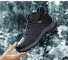 Winter Mens Boots Plush Warm Snow Boots Waterproof Outdoor Short Boots Leather Ankle Hiking Boots Mens Waterproof Outdoor Snow Boots Winter Cold Weather Shoes by Stevvex