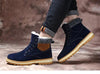Warm Winter Mens Snow Boots Warm Fur Winter Shoes Mens Boots Footwear Ankle Boots Warm Fur Lined Winter Water-Resistan Waterproof Outdoor Snow Autumn Boots by Stevvex