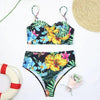 Luxury Women Black Bikini High Waist Swimwear Female 2 Pieces Set Swimsuit Bathing Suit Women Beach Women's High Waisted Bandage Bikini Set Two Piece Push Up Swimsuits by Stevvex
