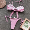Summer Cute Vintage Women's Swimsuit Bikini Split Swimwear Women's Swimwear Women's 2-piece Beachwear Loose Bikini Fashion Retro Bikini Fashion Beachwear Summer Spa Beach Surf Sport by Stevvex