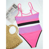 Female Swimsuit High Waist Bikini Women High Waist Bikini Set Two Piece Swimsuits Bikini Top With Bottoms Bathing Suits For Teens Girls Women Swimwear Two-pieces Bikini Set Sport Bathing Suit Swim Lady by Stevvex