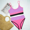 Female Swimsuit High Waist Bikini Women High Waist Bikini Set Two Piece Swimsuits Bikini Top With Bottoms Bathing Suits For Teens Girls Women Swimwear Two-pieces Bikini Set Sport Bathing Suit Swim Lady by Stevvex